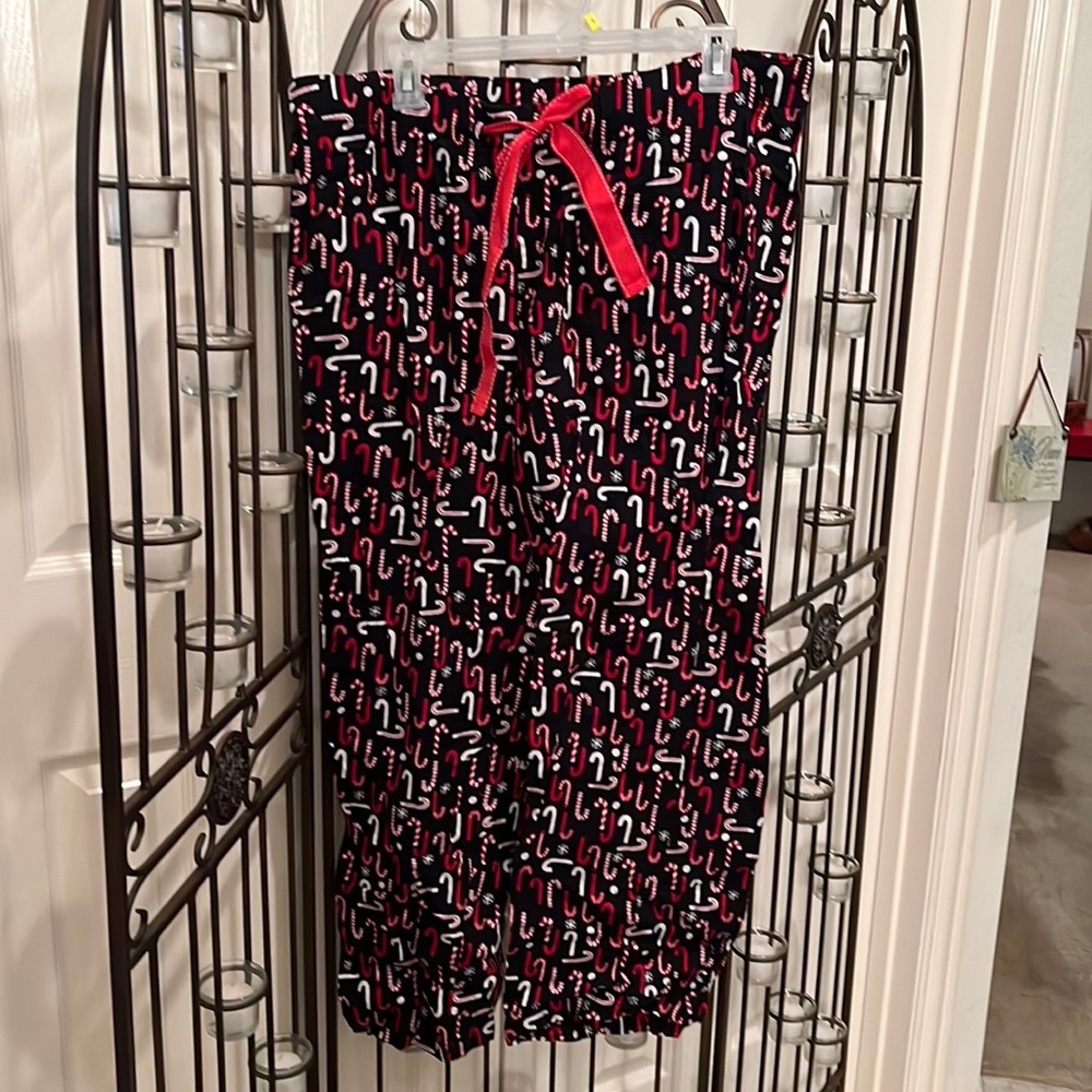 Christmas candy cane pajama pants